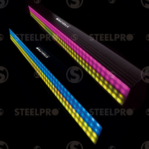 Imagen 7 de 7 de Barra Led Profesional Rgb 3 En 1 Full Color Matrix Steelpro