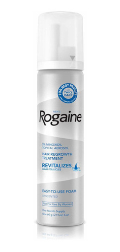 Rogaine Minoxidil Espuma Calvicie Alopecia Caida Pelo Barba 