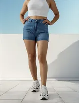 Comprar Short Corto Jean Azul Intermedio - Marca Jiva Jeans