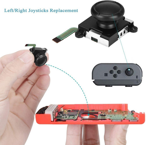 Imagen 4 de 9 de Kit De Reparación Joycon Repuesto Joystick Original 23 Pcs
