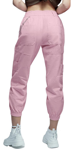 Jeans Súper Skinny Regular Atmosphere Dnm Rosa De Mujer 9800