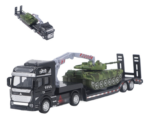 Juguete De Simulación De Tanque De Remolque De Plataforma Pl