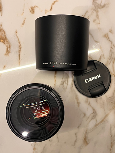 Canon Macro Lens Ef 100mmm 1:28 L Is Usm Canon Ef Preto (Usado)