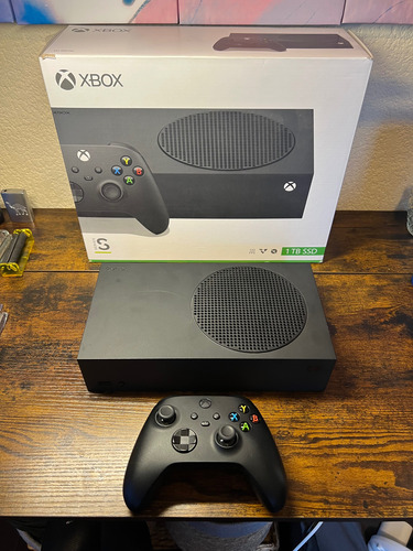Consola Microsoft Xbox Series S Carbón 1tb A Meses Negro