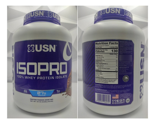 Iso Pro Whey Protein Usn 56 Servicios 