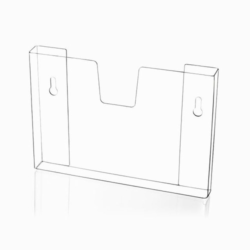 Porta Folder Bolsa De Parede Horizontal Em Petg A5 15x21