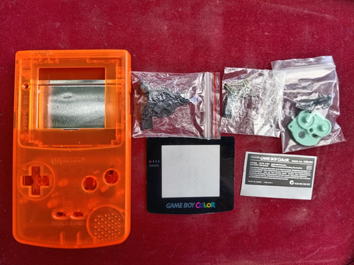 Carcasa ( Gameboy Color ) 20v ( Orange ) Anaranjada  \(^o^)/