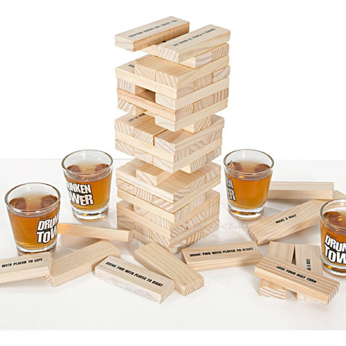 Juego De Jenga Shot Juego Para Tomar Con Amigos