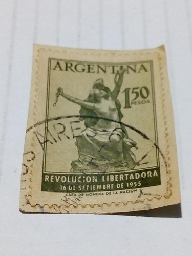 Estampilla.  Revolución Libertadora      1,50 Pesos      (4)