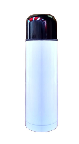 Termo Bala Aluminio Blanco 500ml 50pz Doblepared Sublimacion