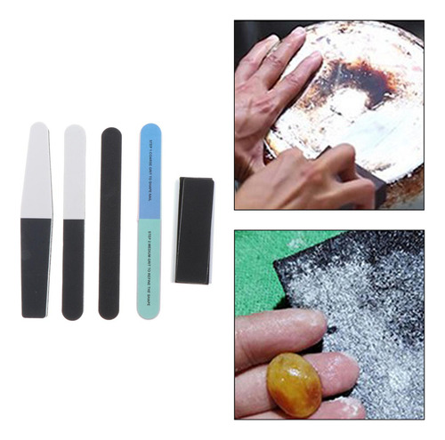 5pcs Modelo Herramientas Lijado Palos Set Limas De Estilo 2