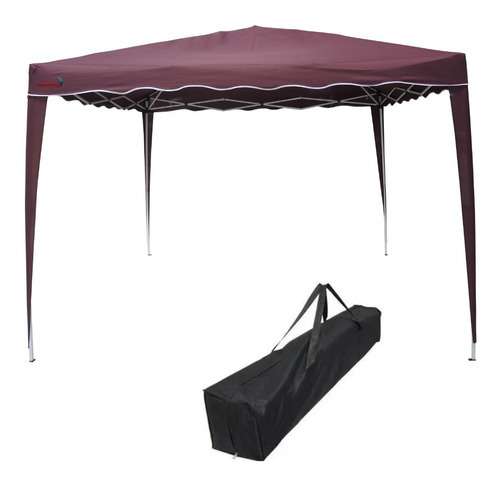 Importway IWGZA3 gazebo 3x3m com bolsa color bordô