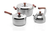 Comprar Cacerolas Gamuza Linea Le Cheff Set Joven 2 Cacerolas + Pava