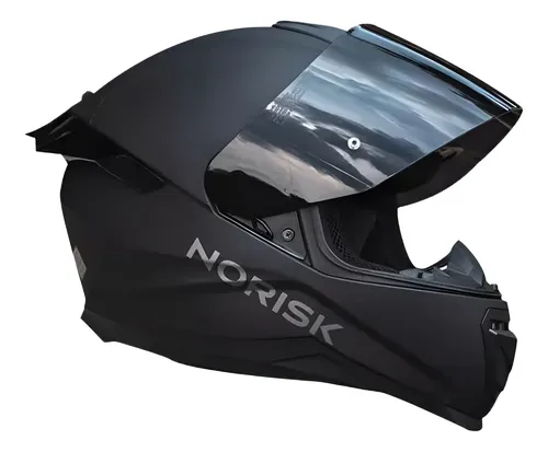Capacete Norisk Razor Solid Edition Matt Black Fosco