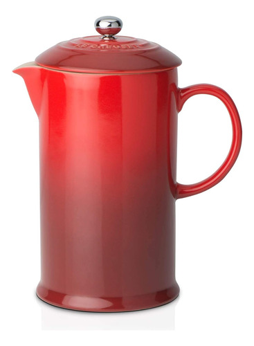 Cafetera De Gres Prensa De Metal, 750 Ml Cerise