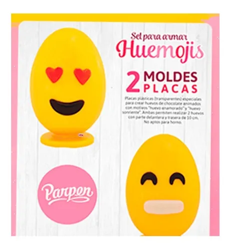 Molde Huevo Pascua Pascuas Emoji Parpen - Ciudad Cotillon