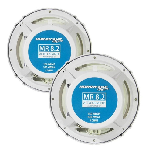 Imagem 6 de 8 de Hurricane Marine 8 Pol Mr8.2 Náutico Marinizado 320w Rms Par