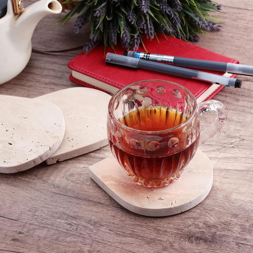 Worhe Juego De 5 Posavasos De Mármol Para Bebidas, Decoració