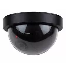 Camara Seguridad Falsa Domo + Led Intermitente Imita Sensor Color Negro