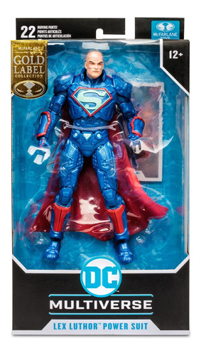 Figura Articulada Lex Luthor Traje De Poder Mcfarlane Dc.