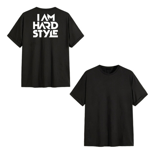 Playera Oversize Estampadas I Am Hard Style Algodón Peinado