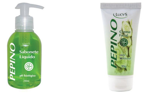 Sabonete Líquido E Creme De Pepino Com Whitonyl