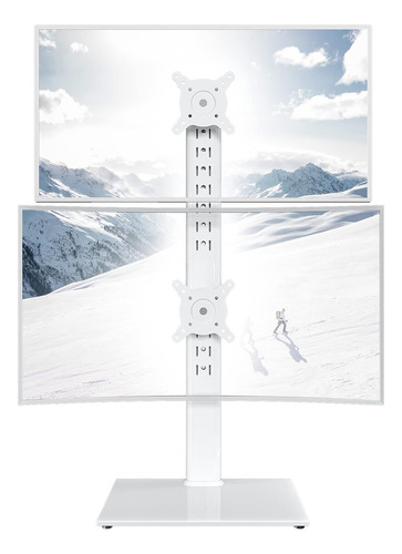 Soporte De Monitor Dual Visualización Vertical De ...