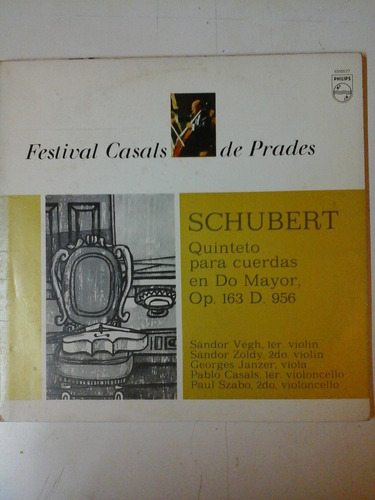 Vinilo 4397 - Franz Schubert - Festival Casals De Prades 