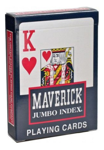 Baralho Maverick Jumbo Index Playing Cards Sortido 1206 Cor do dorso Colorido Idioma Português