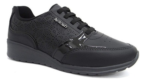 Tenis Feminino Kolosh Anabela Preto C2289