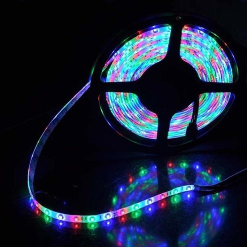 Correa De Luz Led Rgb Recargable De 5 M Con Control Remoto