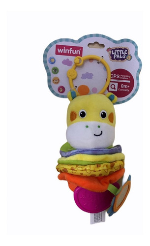 Jirafa Colgante Tira Y Juega Vibra Bebe Original Winfun