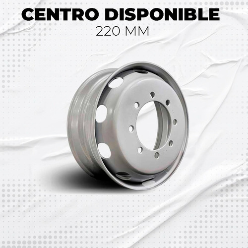 Llanta Dual Disco 7,5 X 22,5 - 220 Mm - Trailers Acoplados