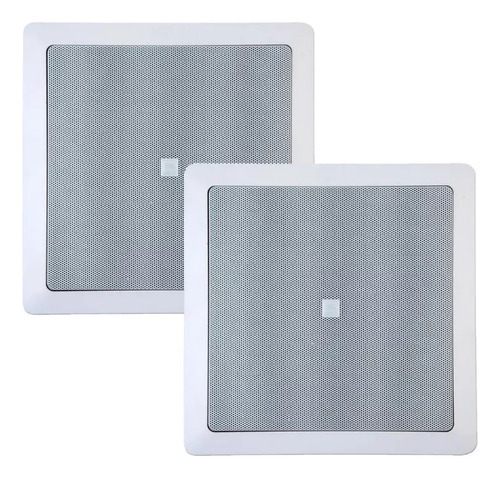 Par Caixas De Embutir Jbl Arandela 6 Polegadas 50w Rms Branca Modelo 6co1q Forro De Gesso