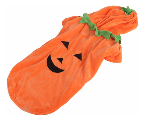 Ropa De Calabaza Para Perro De Halloween, Bonito Y Cálido Di