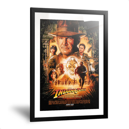 Cuadros Indiana Jones El Reino De La Calavera Cristal 35x50