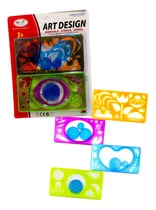 Comprar Set De Regla Espirografo Para Dibujar Mandalas Colores Regla