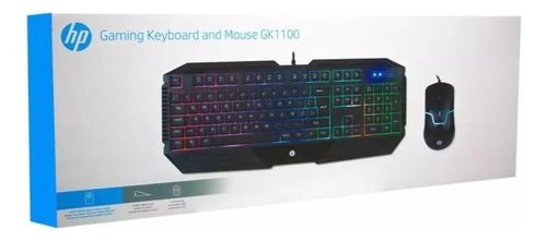 Combo Hp Gaming Teclado Y Mouse Gk1100