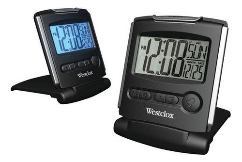 Reloj Despertador Plegable Viaje Pantalla Lcd 2.0