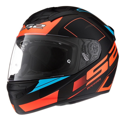 Imagen 1 de 8 de Casco Moto Ls2 Integral 352 Rookie Cypress Pr