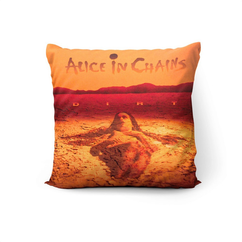 Imagen 1 de 2 de Cojín Alice In Chains: Dirt 45x45cm Vudú Love 