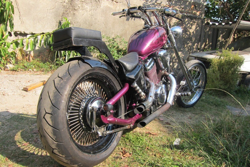 Imagem 11 de 16 de Apenas Traseira(kit200)p/ Honda Shadow Vt600c Chopper/bobber
