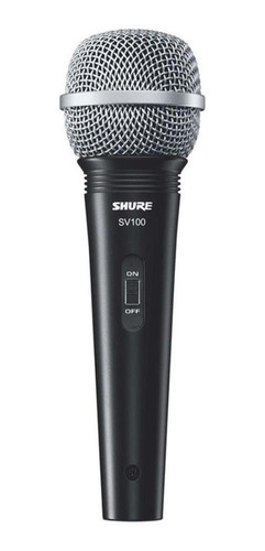 Microfone Shure Sv100 Com Cabo Xlrp10