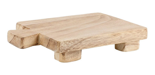 Soporte De Madera Para Pedestal, Bandeja De Madera Para...