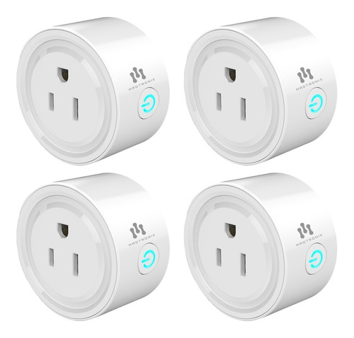 Pack De 4 Enchufes Inteligentes Compatibles Con Alexa/google