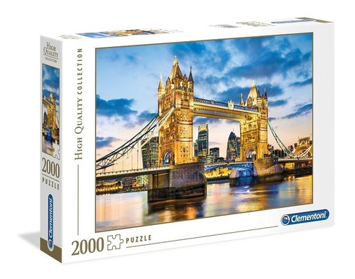Tower Bridge London Londres Rompecabezas 2000 Pz Clementoni