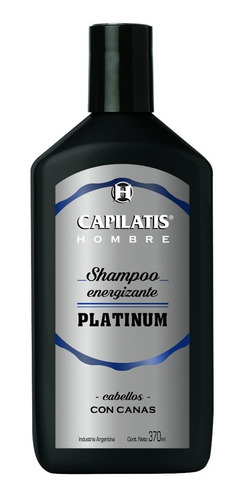 Shampoo Energizante Platinum Para Cabellos Con Canas