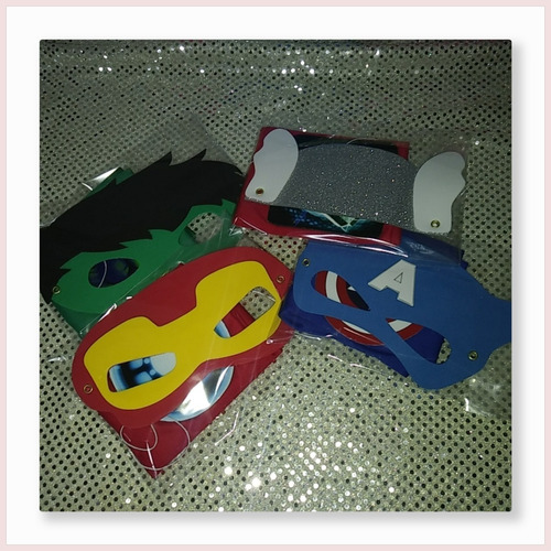 Capas Y Antifaz Superheroes 42 Kits Juegos