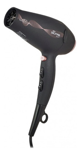 Secador De Pelo Maxflow By-568 Silfab 220v Color Negro