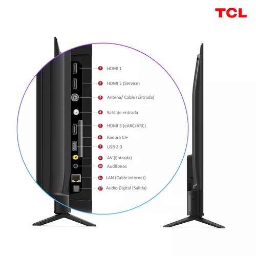 Smart TV LED 50 TCL P615 4K UHD HDR com Wifi e Bluetooth, 3 HDMI